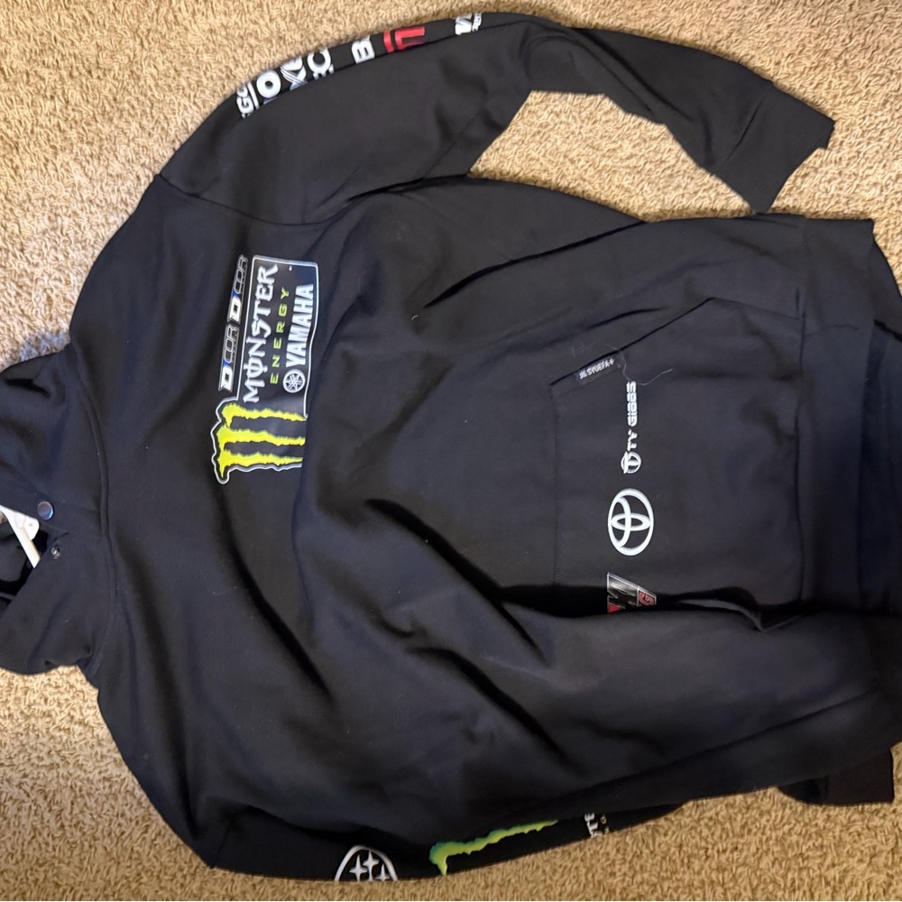 Oversized Monster Energy Black Hoodie